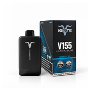 Caja 5 Unidades Ignite V155 Slim Blueberry Ice 15.500 Puffs